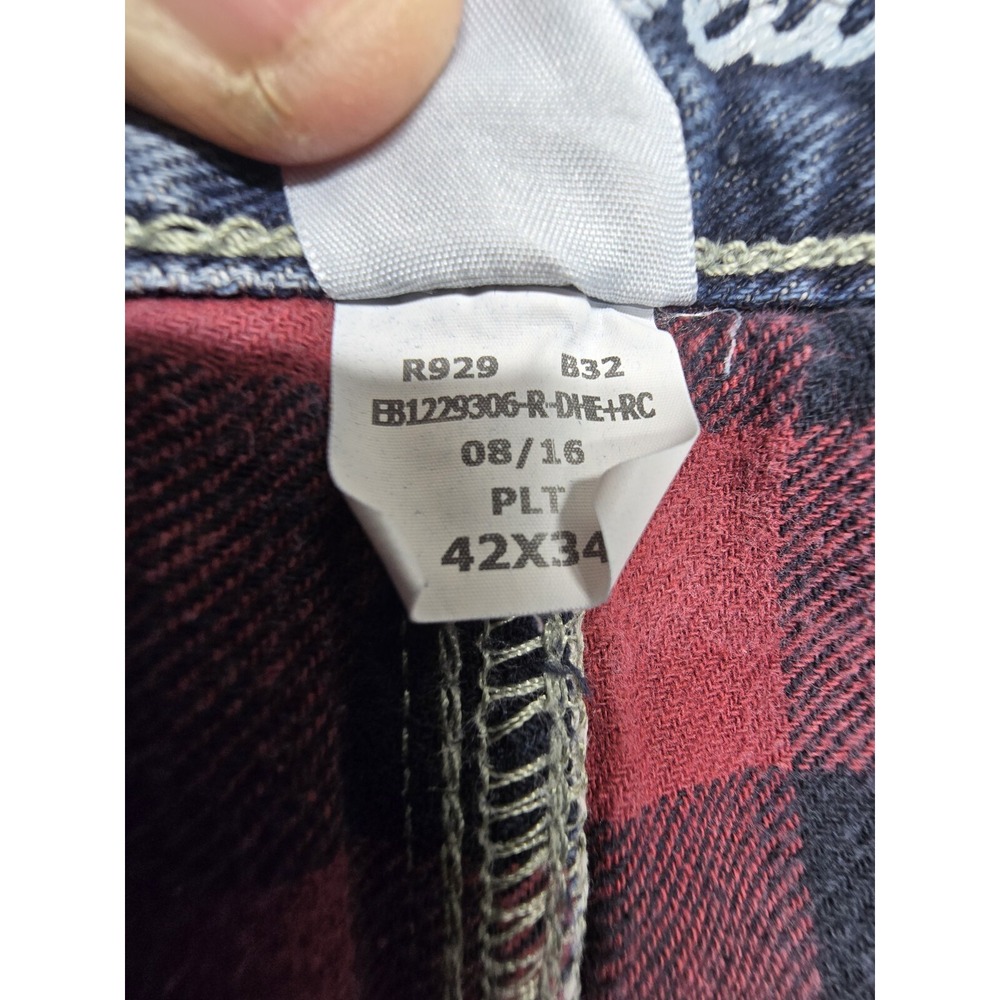 Eddie Bauer Jeans Men Insulated 42x34 R929 Relaxed Fit‎ Specially Dyed (sku#18) - Picture 9 of 13